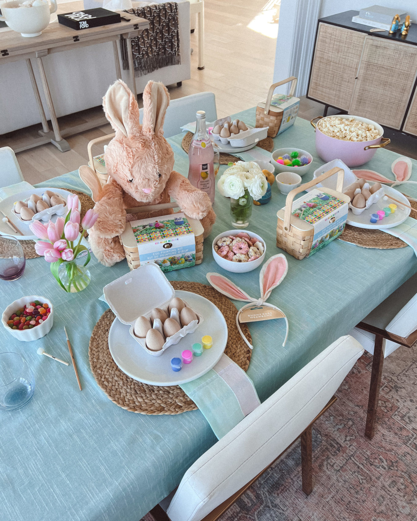 easter tablescape